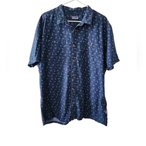 Patagonia Mens Short Sleeve Button Up XL